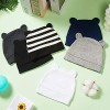 6 Gorras Para Bebé Recién Nacido, Orejas De Oso, Gorras