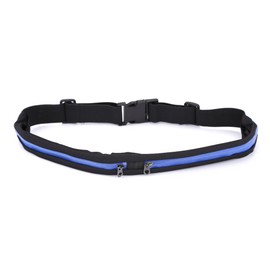 JupiterGear Dual Pocket Running Belt Sports and Travel Fanny Pack for Jogging, Cycling and Outdoors with Water Resistant Pockets