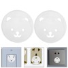 SHINEOFI 30pcs Electrical Outlet Covers Thickened Head Design Safe Outlet