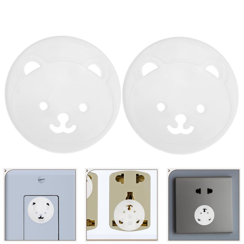 SHINEOFI 30pcs Electrical Outlet Covers Thickened Head Design Safe Outlet