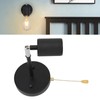 Rustic Wall Sconce Retro Pull Chain E26 Adjustable Up Down