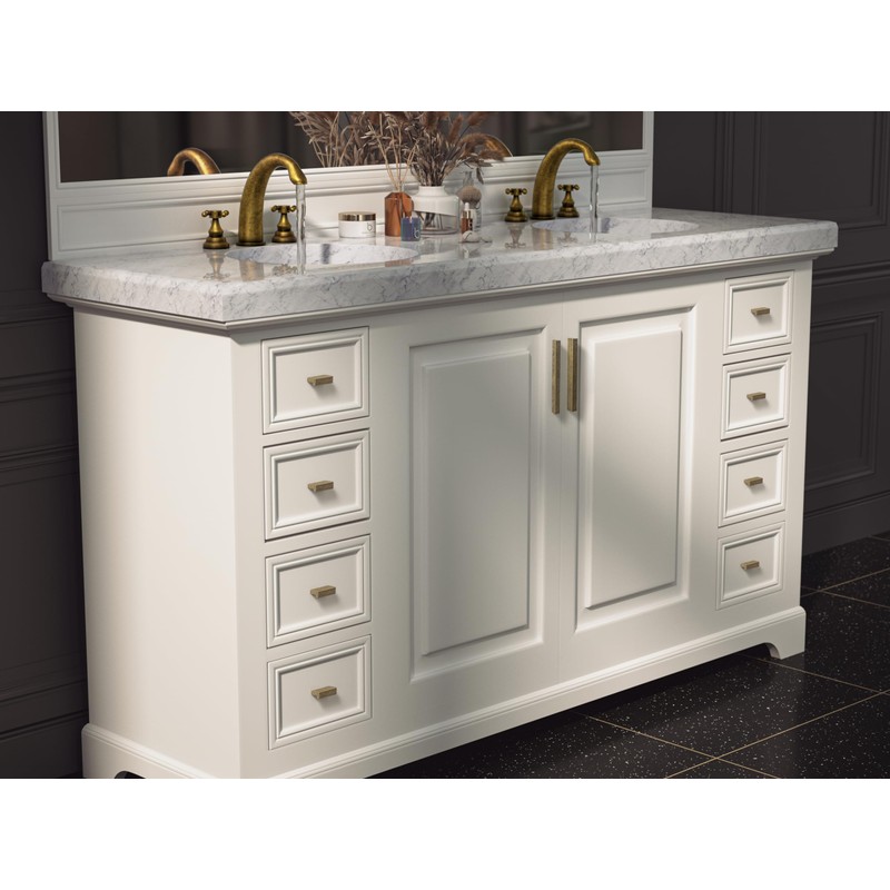 Goo-Ki Cabinet Handles 12 PCS - Antique Brass Drawer Pulls