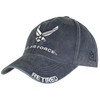 U.S. Air Force Retired Cap. Washed Denim Blue,Denim Blue,One Size