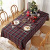 Christmas Check Tablecloth Tablecloth Emotional Camping Home Party Table Cover,