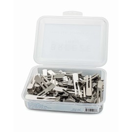NEW! BREEZE THRU 100 Pack LARGE Root Clips For Curly Hair Volume,Curl Clips, Rust Resistant, Larger Than Standard Clips