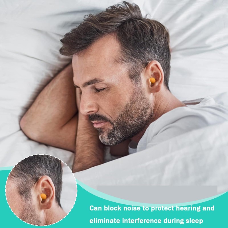 60 Pairs Foam Ear Plugs for Noise Cancelling, Ultra Soft