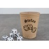 Garage-SixtySix Puzzle Cup with Cubes Design | Real Leather Dice
