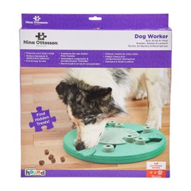 Nina Ottosson by Outward Hound Dog Worker Green Interactive Treat Puzzle Dog Toy