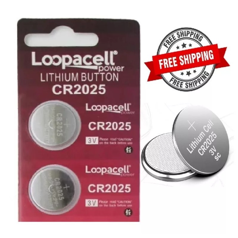 2 Pack CR2025 CR 2025 3V LITHIUM BATTERY BR2025 DL2025