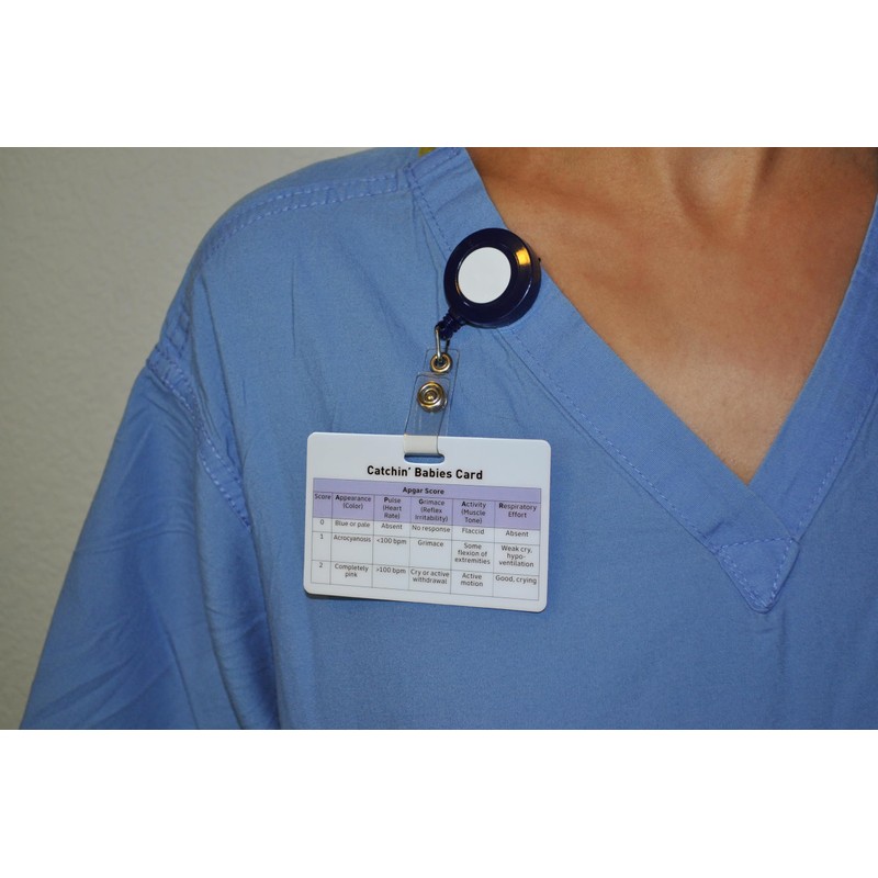 Catchin’ Babies Card (1)- A Neonatal APGAR & SpO2 Reference