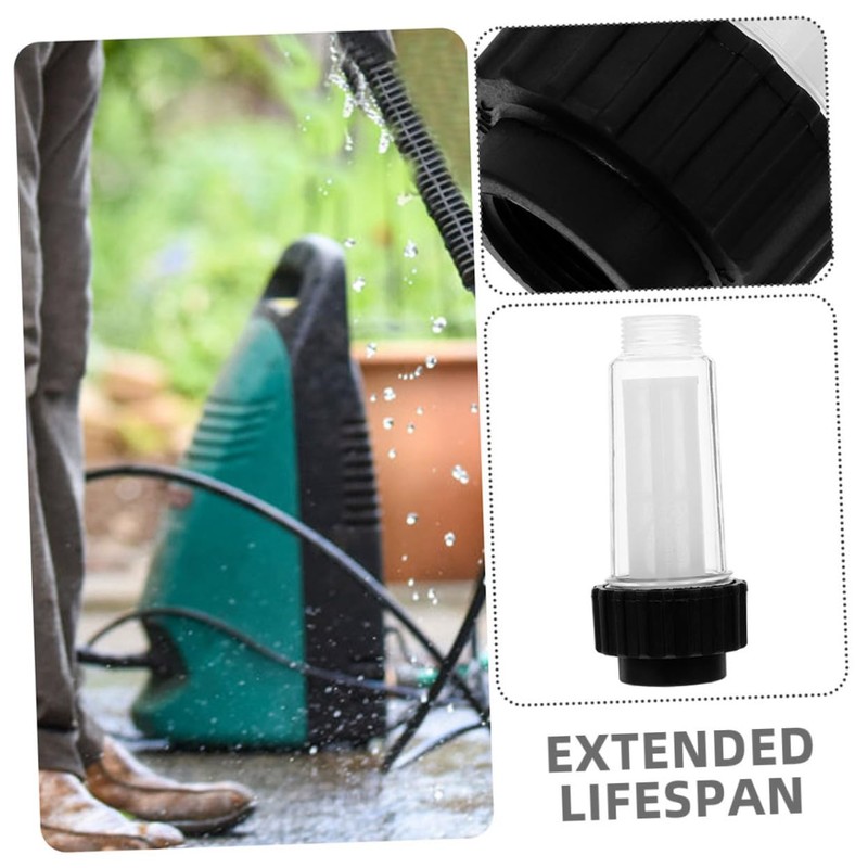 Outanaya 2pcs High Pressure Washer Water Filter Inlet Filter Element