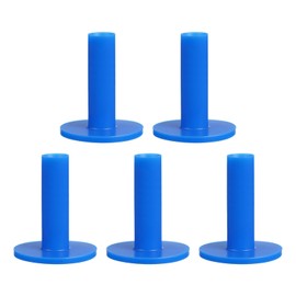 PATIKIL 2.95 Inch Rubber Golf Tees, 5 Pack Tall Practice Training Driving Range Tee Stable Ball Holder for Outdoor Indoor Hitting Mat Backyard, Blue