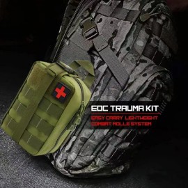 Blekrasi Kit Tctico De Primeros Auxilios De Emergencia Kit De Supervivencia De Primeros Auxilios Verde                                                