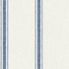 Chesapeake 3115-12462 Linette Blue Fabric Stripe Wallpaper