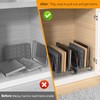 Pull Out Cabinet Organizer for Cutting Board, Cookie Sheet, Baking