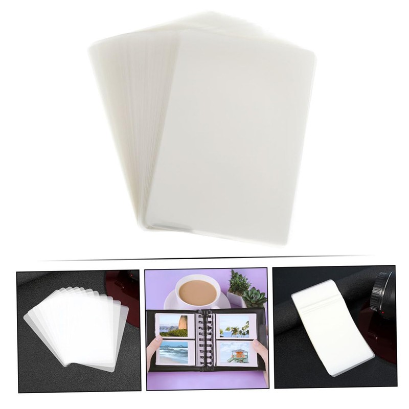 Gatuida 100Sheets Laminating Film Laminating Pouches for Photos Documents Id