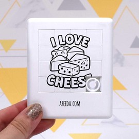 Azeeda 'I Love Cheese' Sliding Puzzle (PZ00037340)