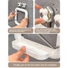 Pot Lid Organizer for Cabinet | 2-Tier Anti-Slip Pan Lid