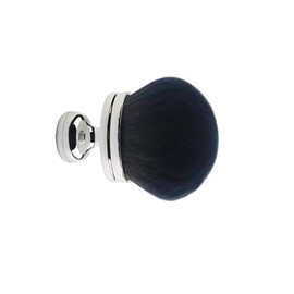 Extra Large Body Makeup Brush for Self Tanner – 3.2 Inch Wide Round Head Brush for Sunless Tanning, Bronzer, Leg & Body Makeup – Streak-Free Blending with Drawstring Bag (Grey)