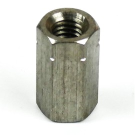 DAUMLINK® Extension nut, 3D high DIN 6334, material V2A stainless steel (25 pieces) for connecting your screws, threaded bolts and threaded rods (M5)