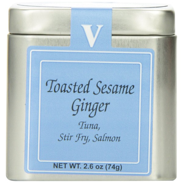 Victoria Taylor's Sésamo tostado condimento de jengibre 2.6 oz (Paquete de 2)