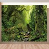 Jungle Forest Backdrop 10x8ft Tropical Rainforest Backdrops for Photography Fairytale