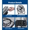KEN BROWN 14 Inch High Velocity Metal Floor Fan 3-Speed