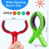 Large Beach Towel Clips for Beach Chair, Heavy-Duty Plastic Clothes