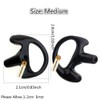 Lsgoodcare 3 Pairs Silicone Replacement Earplug Ear Mold Ear Buds
