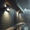 Luminea Solar Spotlight LED: Solar LED Wall Floodlight with PIR