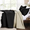 WRENSONGE King Size Quilt-3 Pieces Lightweight Black Bedspreads King Quilt