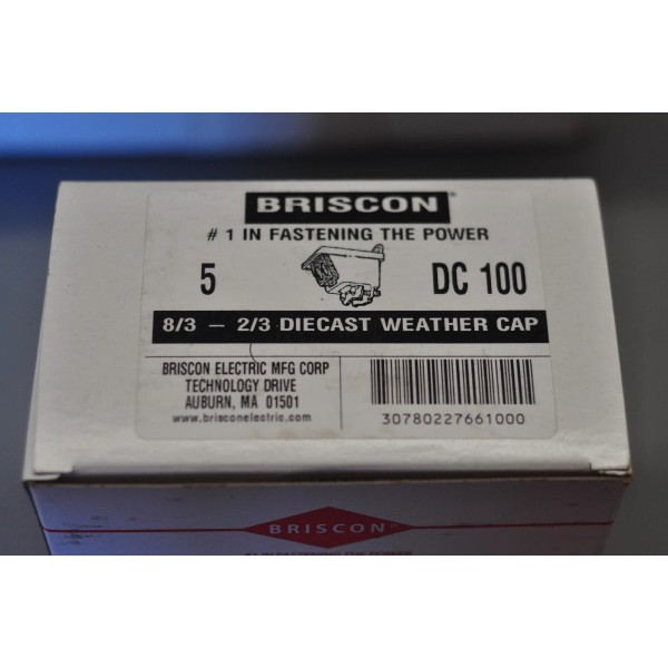 briscon BRISCON DC100 8/3 – 2/3 Diecast Weather Cap NEW
