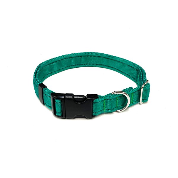 Adjustable Dog Collar Soft And Comfortable 25mm Cushion Webbing Training