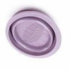 ( ) Brush puff washboard portable makeup brush cleaning plate / ( )브러쉬 퍼프 빨래판 휴대용 메이크업솔 세척판