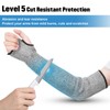 Chuarry 4 Pairs Cut Resistant Sleeves Thin Arm Protectors Arm