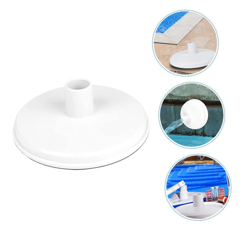 Totority Pool Vacuum Plate Durable Plastic Vacuum Bottom Base for