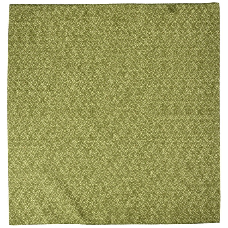 三陽商事 風呂敷 さざら織 両面ふろしき 緑×フジ 48×48cm 中巾 34011