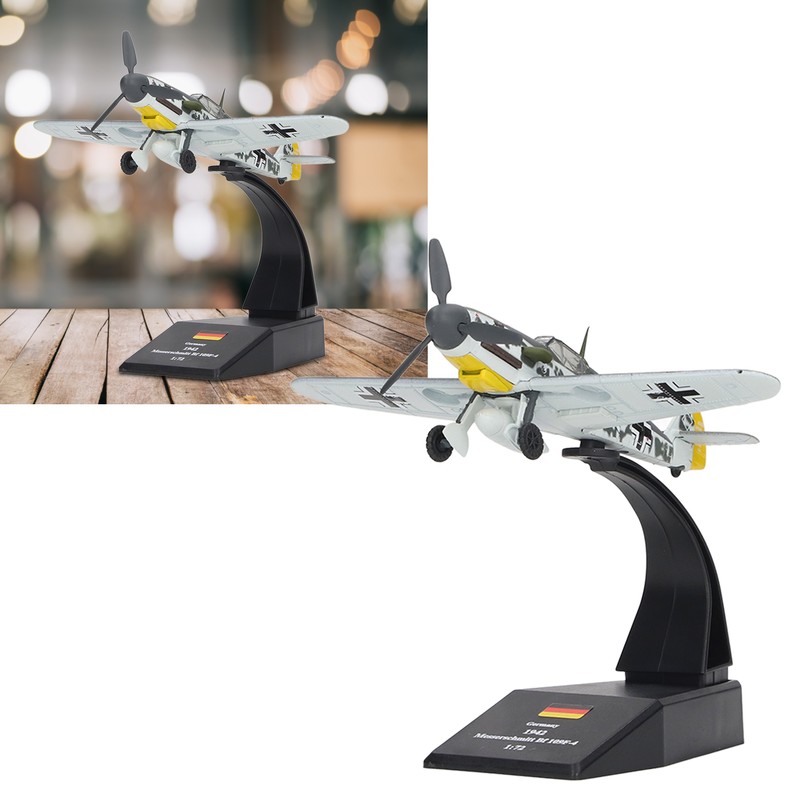 1:72 Scale BF109 Fighter Planes Model High Stimulation Alloy Airplane