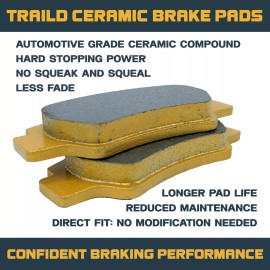 Traild Suzuki DRZ 400 2000-2024 Ceramic Brake Pad Set Front & Rear