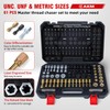 AKM 61Pcs Thread Restorer Kit, Rethread Repair Tool, UNC UNF