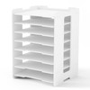 CKAGF 12x12 Paper Organizer Storage, 8 Tier Scrapbook Paper Storage