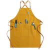 Jeanerlor Cotton Canvas Stylist Apron With Pockets Water-Resistant Tool Aprons