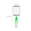 Akozon Luncheon Meat Cutter Stainless Steel Ham Fruit Tomato Slicer