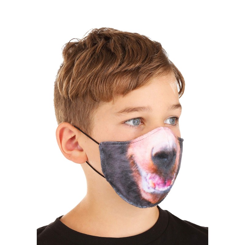 Child Bear Sublimated Face Mask Standard