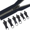 18 Pack Zip Slider Replacement, Naisfei Zip Repair Kit, Removable