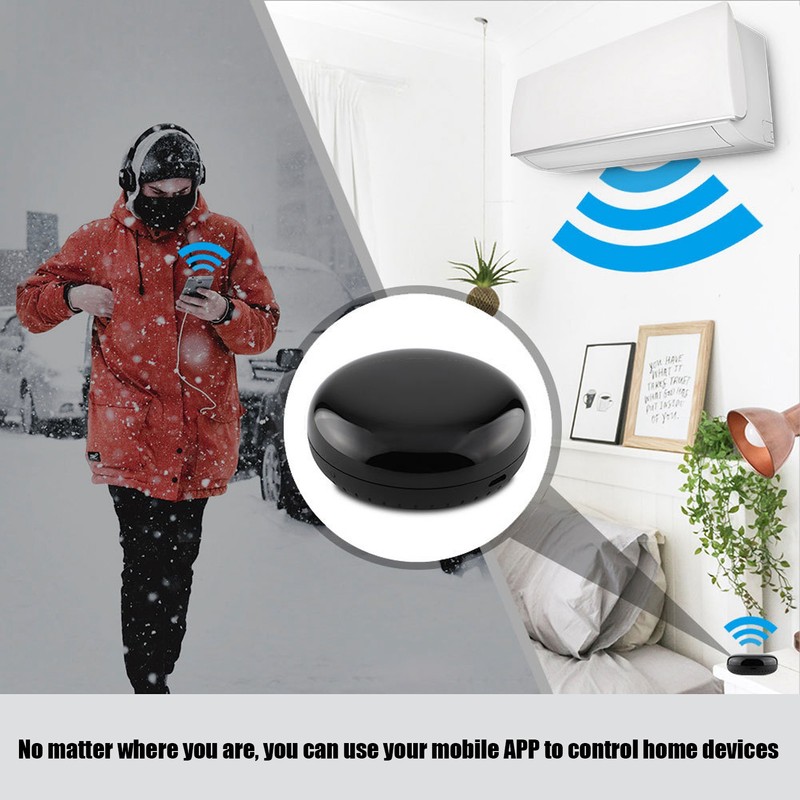 WiFi IR Control Hub Smart Infrared Controller Round IR Remote