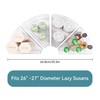 Oubonun Lazy Susan Organizers Set of 4, 10.2”x 9.4”x 4”