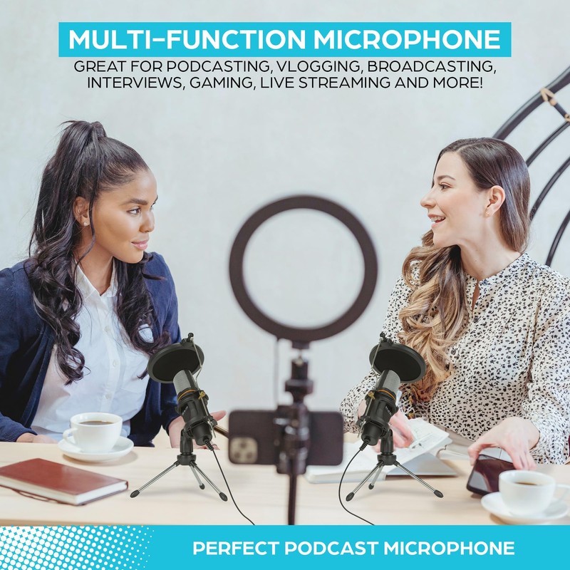 Rhode Island Novelty Slide Podcasting Mic Kit Pd1000