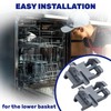 2 Pieces of Fixing Bearings for Dishwasher Basket with the
