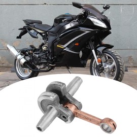 Crankshaft, 40mm/1.5" Engine Semicircle Crankshaft Arch Axle Fit for 47cc 49cc Mini Pocket Bike Improve Working Efficiency of Motor Diameter of 12mm/0.4"
